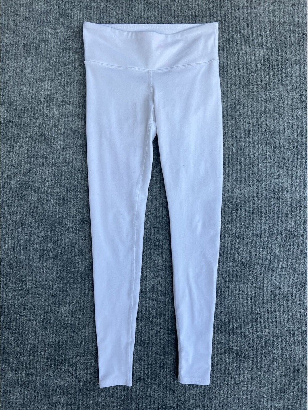 Alo Yoga White Full Length Athletic Leggings Women's Size XS